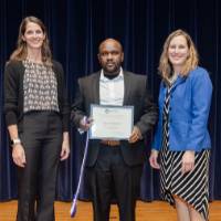 Erica and Jennifer with Allan